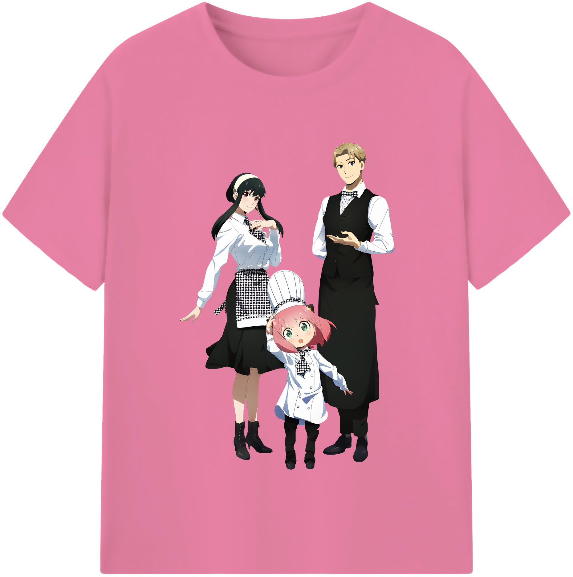 （画像用） SPY×FAMILY间谍家家酒 綿100％半袖Tシャツ（フロントプリント）